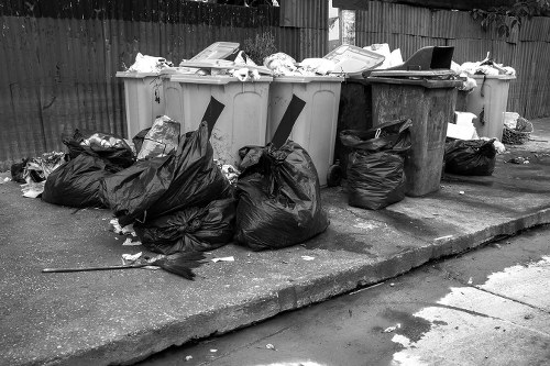 Commercial skip on a business site in Kingston