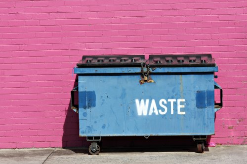 Lockable skip with reinforced structure